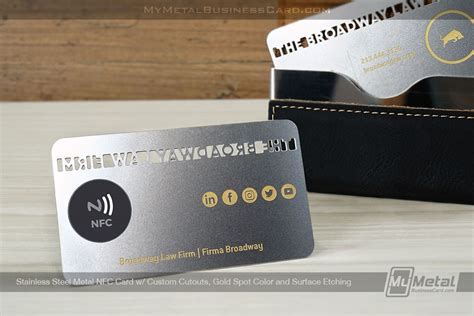 nfc metal business cards|scannable metal business card.